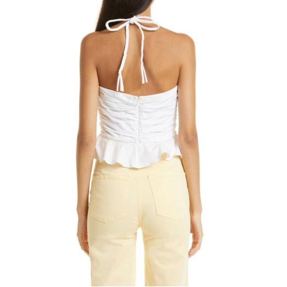 NWT Veronica Beard Arienne Ruched Top - Picture 4 of 13